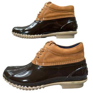 Tommy Hilfiger Women's Rainah Brown Waterproof Duck Boots Size 7